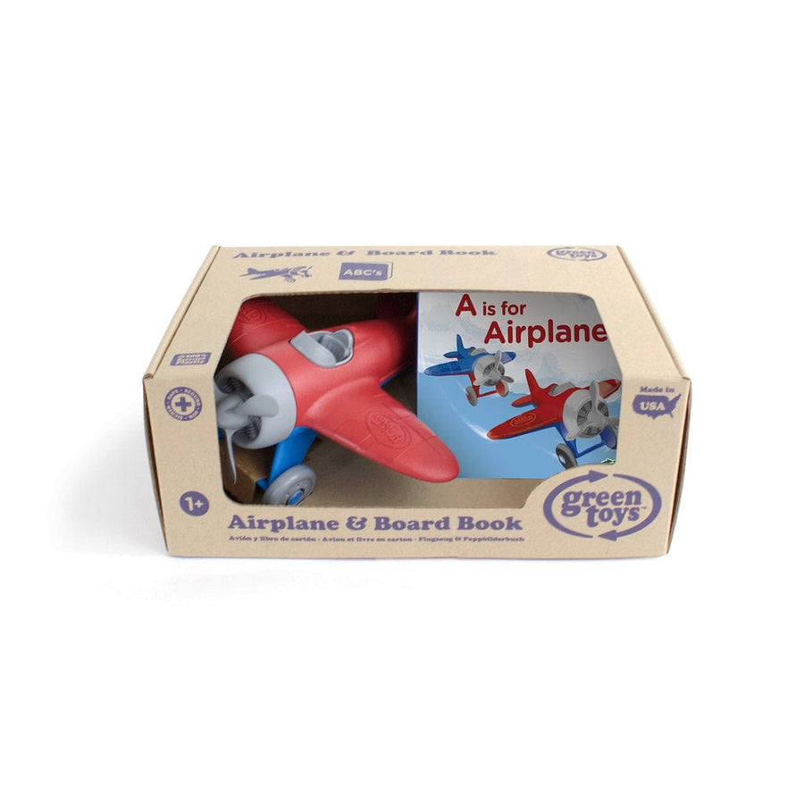 Green Toys Toys Airplane & Board Book Set