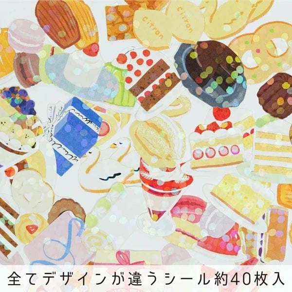 Greeting Life Cards Greeting Life Flake Stickers - Patisserie