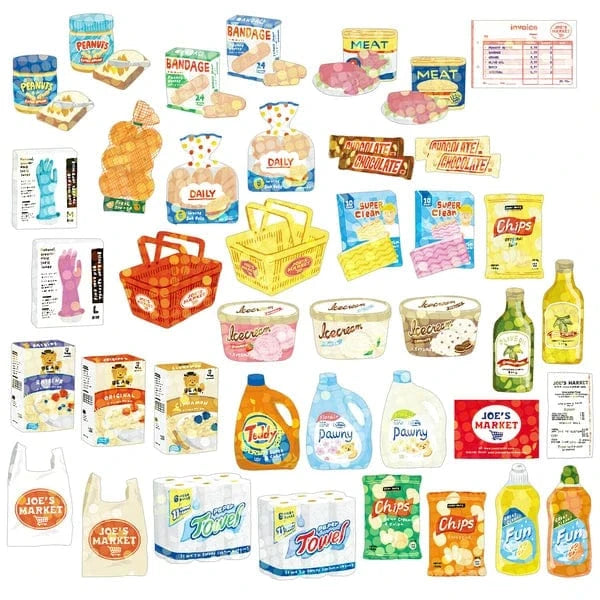 Greeting Life Cards Greeting Life Flake Stickers - Supermarket