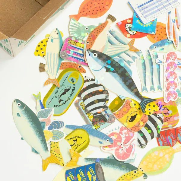 Greeting Life Paper Greeting Life Flake Stickers - Fish