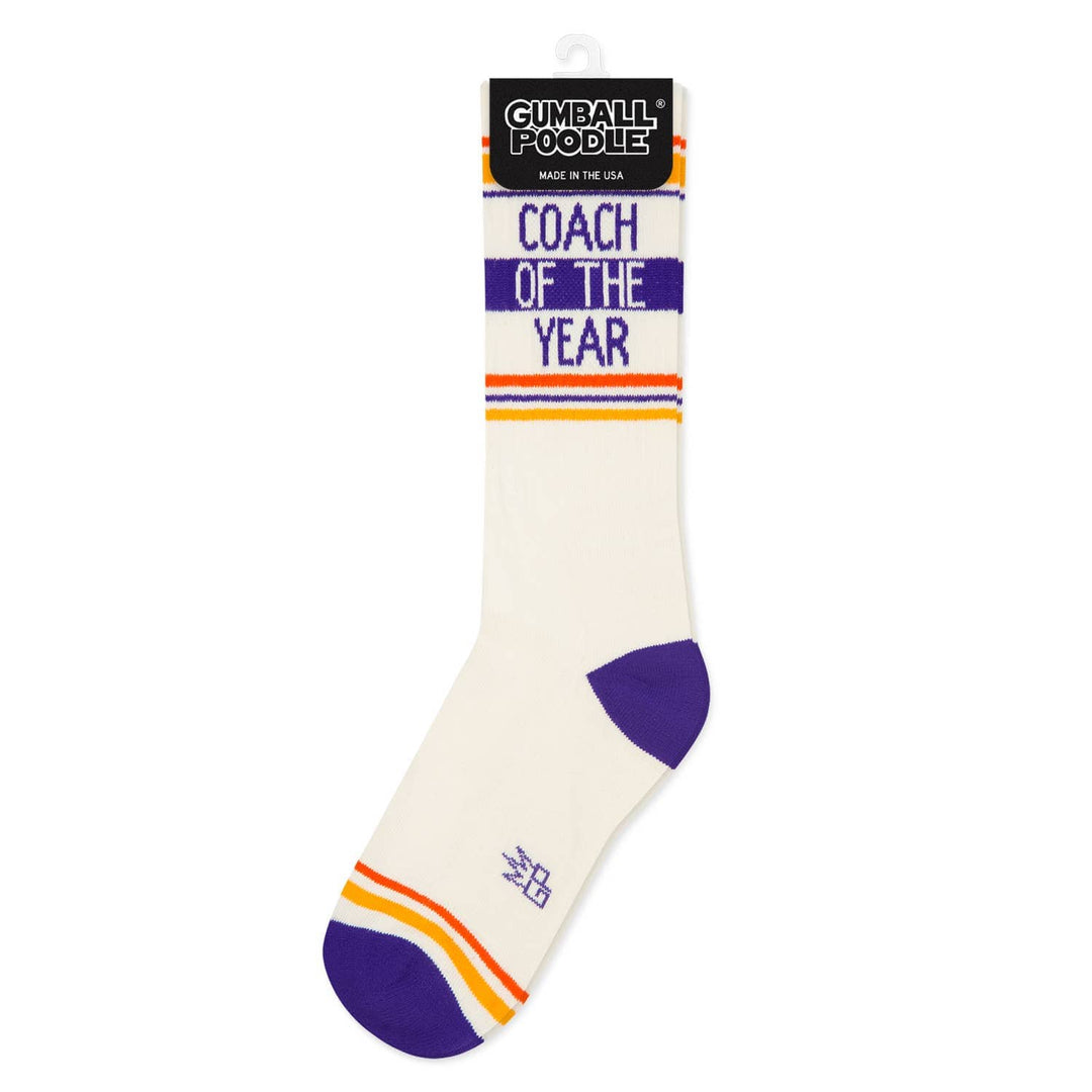 Gumball Poodle Fashion Coach Of The Year Gym Crew Socks
