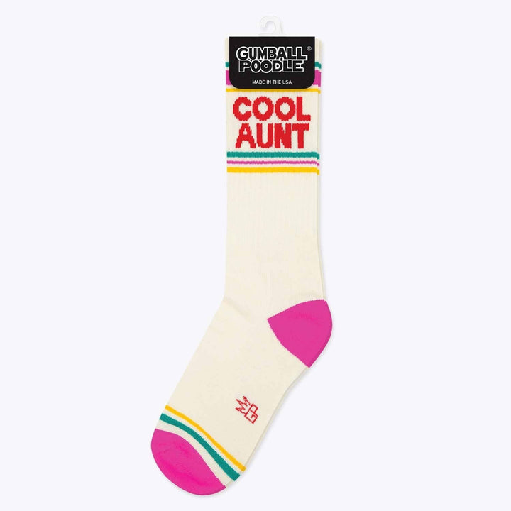Gumball Poodle Fashion Cool Aunt Gym Crew Socks