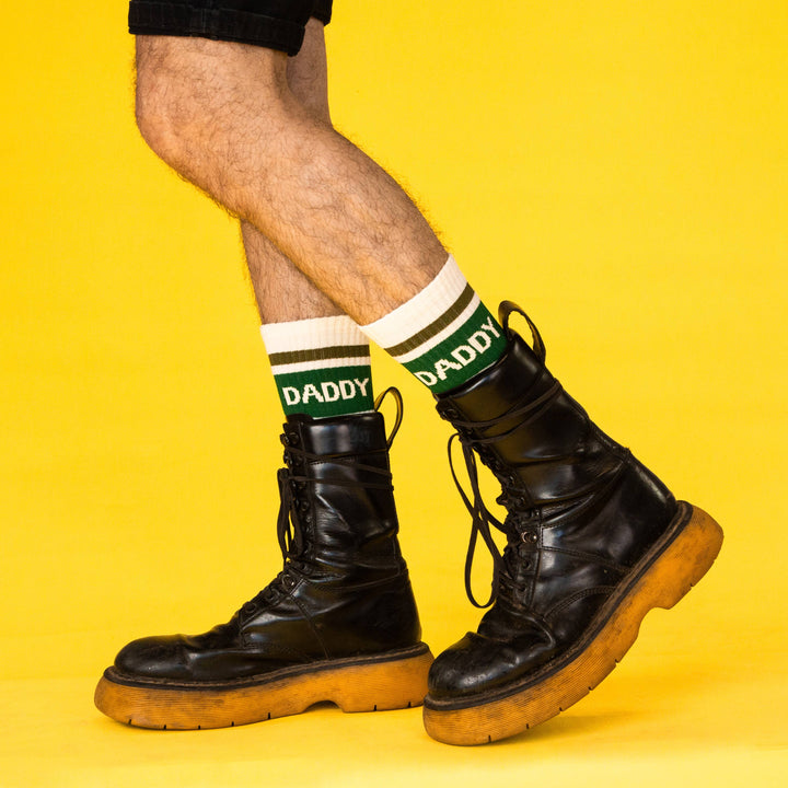 Gumball Poodle Fashion Daddy Gym Crew Socks