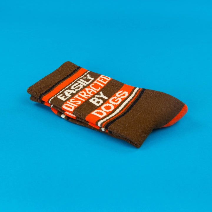 Gumball Poodle Fashion Easily Distracted By Dogs Gym Crew Socks
