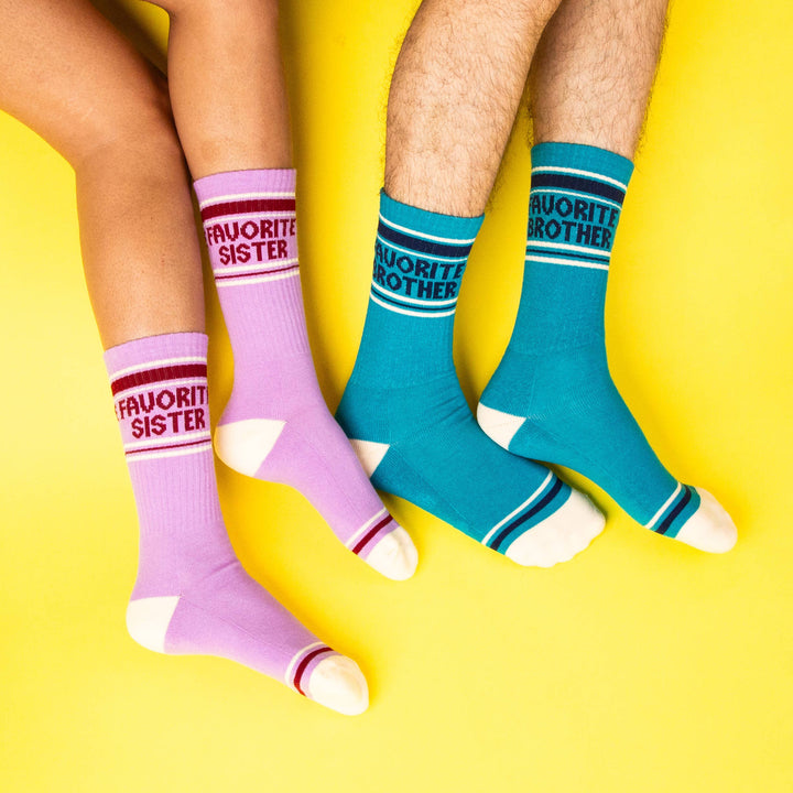 Gumball Poodle Fashion Favorite Brother Gym Crew Socks