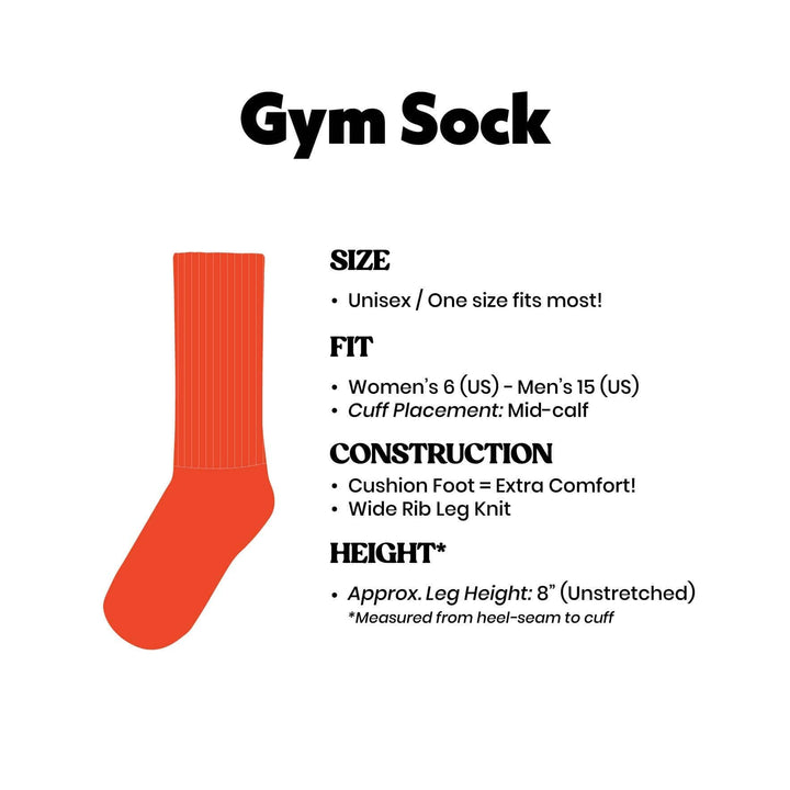 Gumball Poodle Fashion Favorite Brother Gym Crew Socks