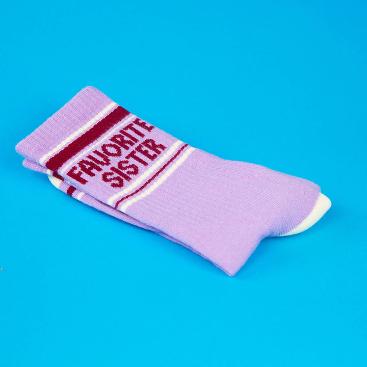Gumball Poodle Fashion Favorite Sister Gym Crew Socks