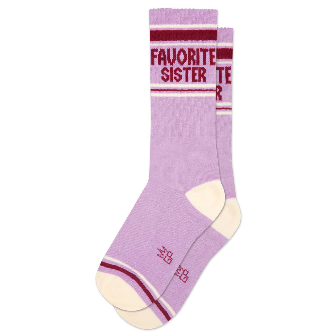 Gumball Poodle Fashion Favorite Sister Gym Crew Socks