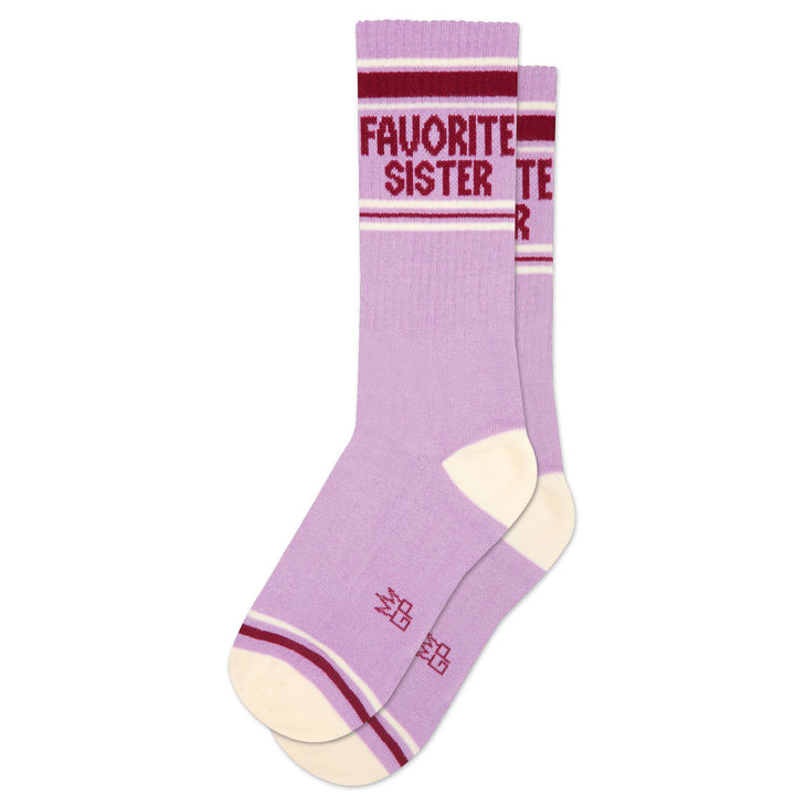 Gumball Poodle Fashion Favorite Sister Gym Crew Socks