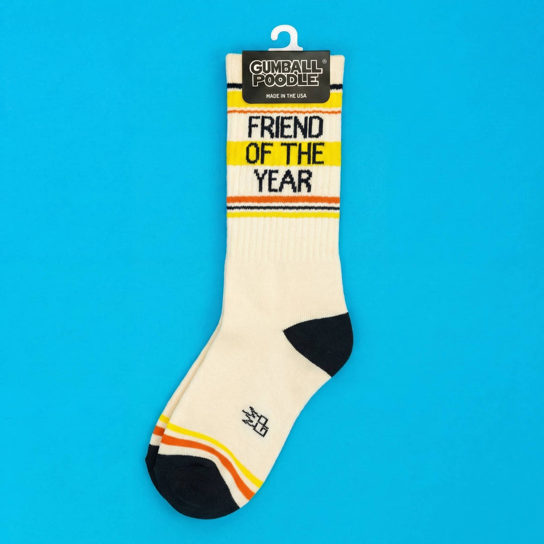 Gumball Poodle Fashion Friend Of The Year Gym Crew Socks