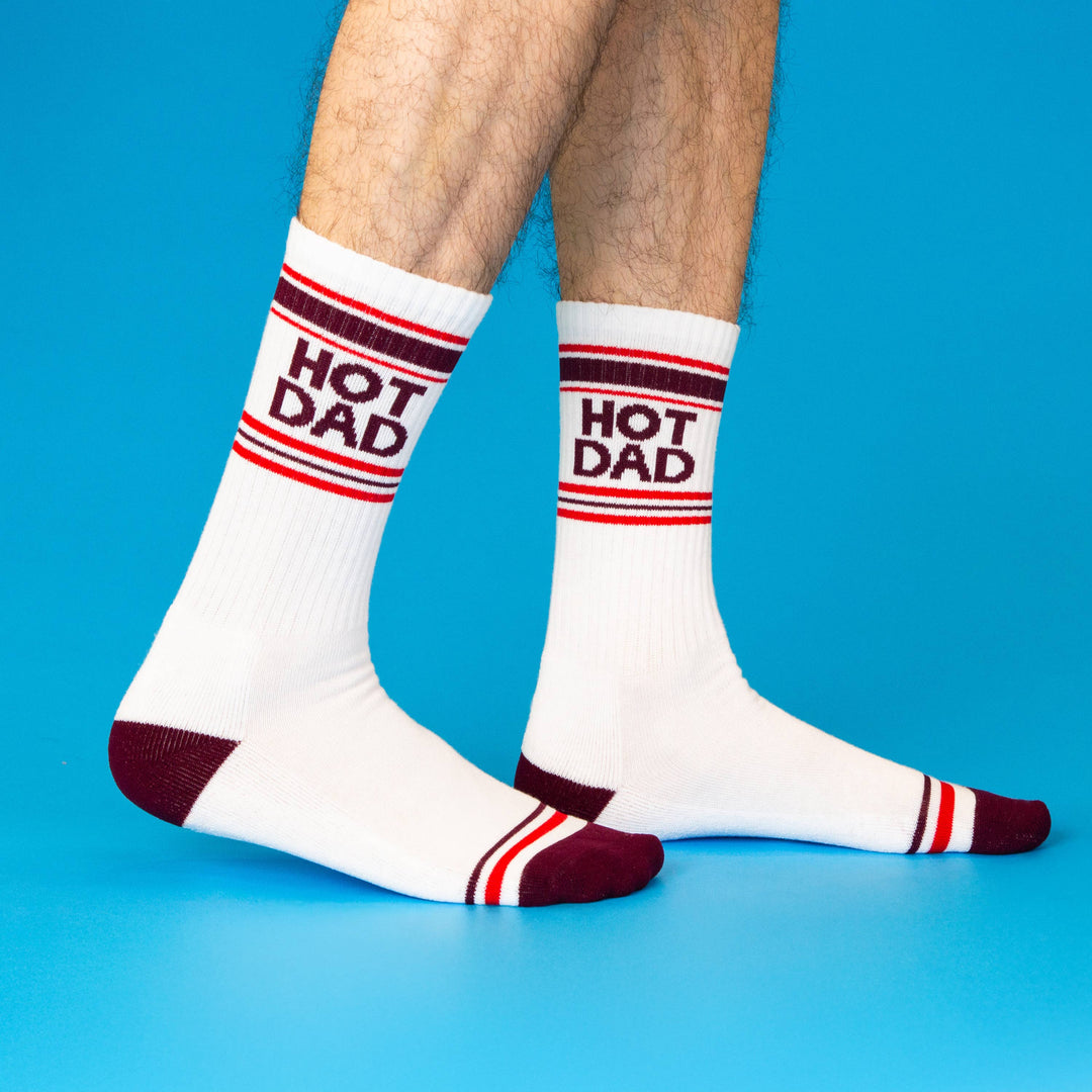 Gumball Poodle Fashion Hot Dad Gym Crew Socks