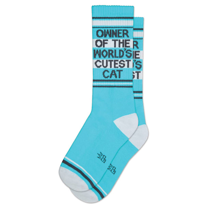 Gumball Poodle Fashion Owner Of The World's Cutest Cat Gym Crew Socks