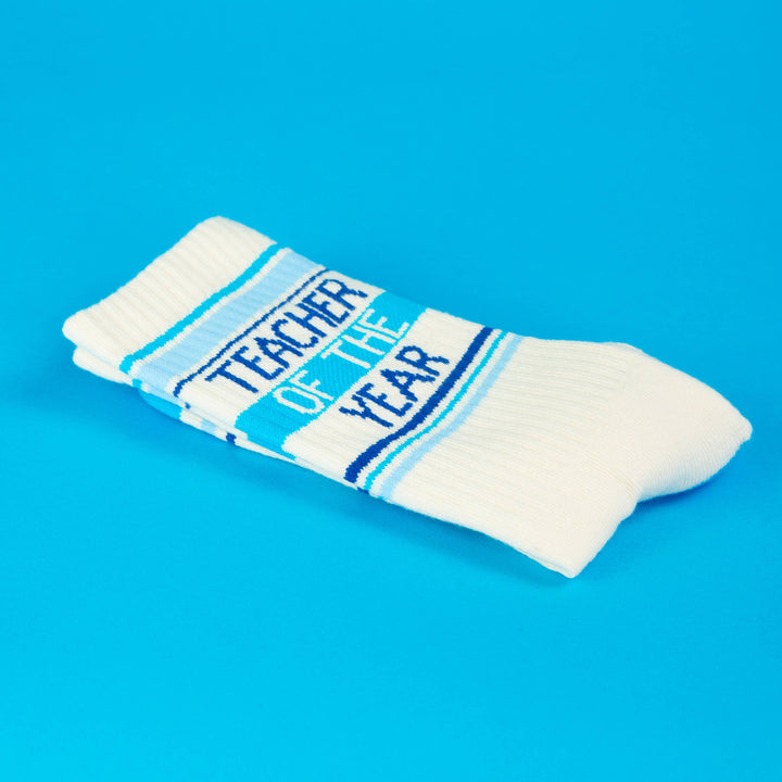 Gumball Poodle Fashion Teacher Of The Year Gym Crew Socks