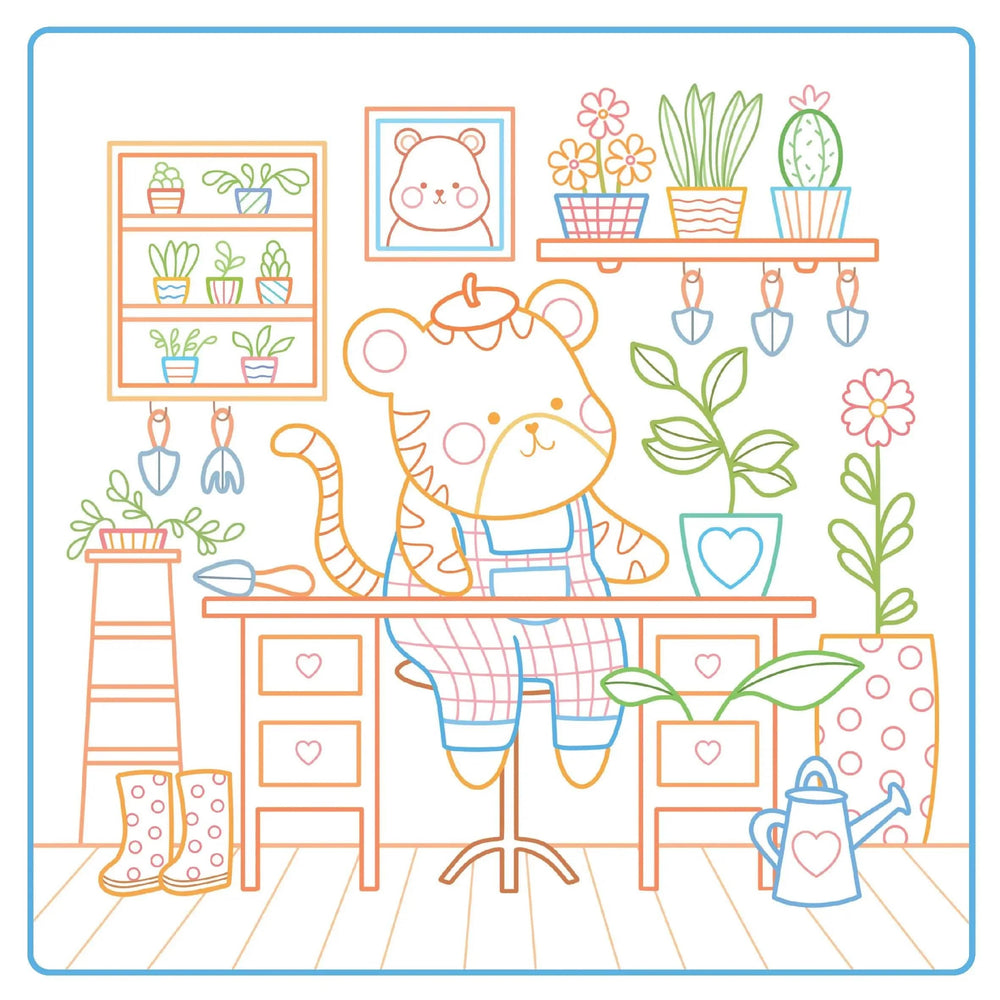 Hachette Baby Secret Gardens Coloring Book