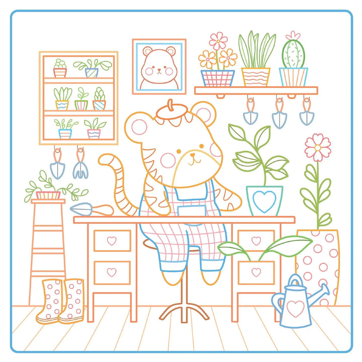 Hachette Baby Secret Gardens Coloring Book