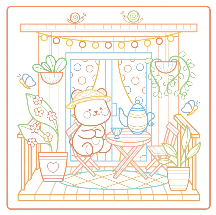 Hachette Baby Secret Gardens Coloring Book