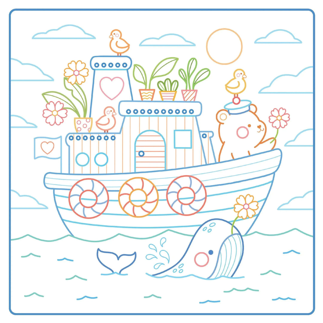 Hachette Baby Secret Gardens Coloring Book