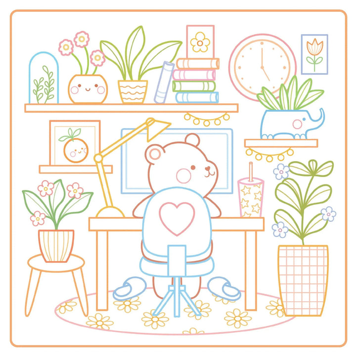 Hachette Baby Secret Gardens Coloring Book