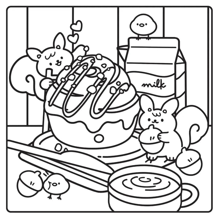 Hachette Baby Snuggles and Snacks Coloring Book