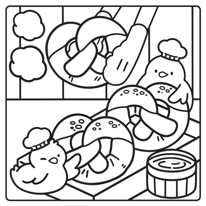 Hachette Baby Snuggles and Snacks Coloring Book