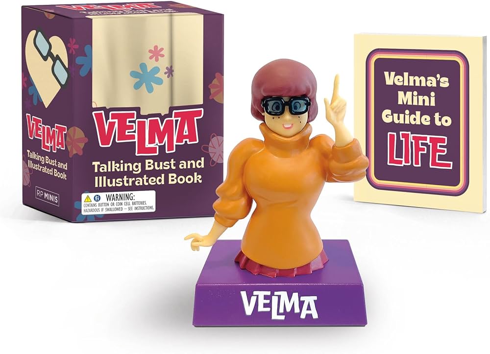 Hachette Book Velma Talking Bust and Illustrated Book