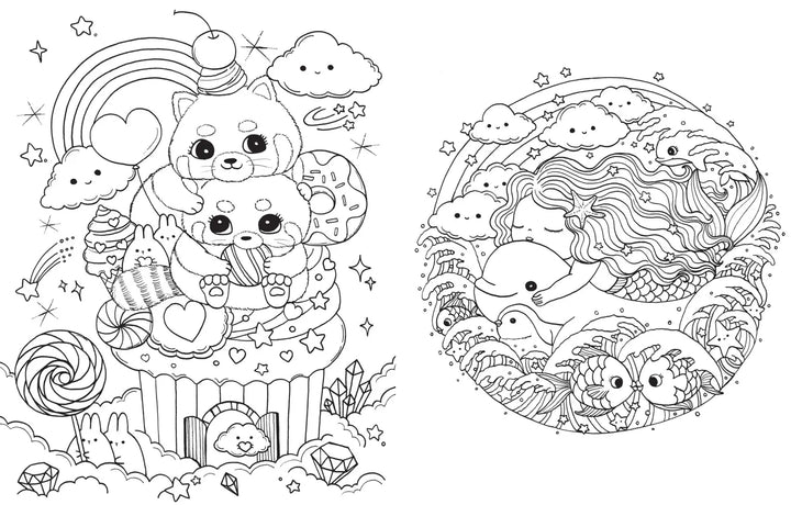 Hachette Books A Million Hugs & Kisses: Cuddly Cuties to Color