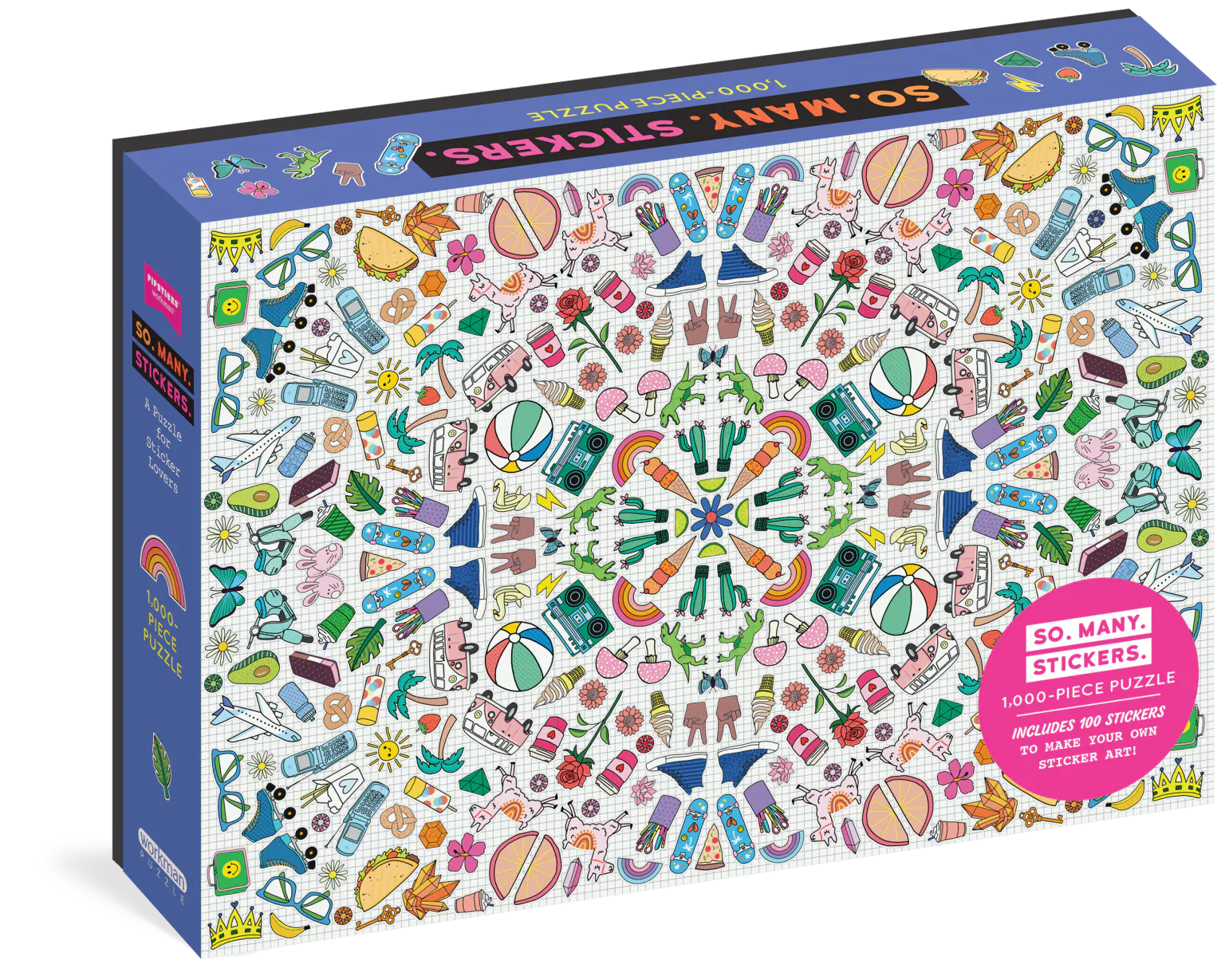Hachette Books So. Many. Stickers. Puzzle. 1000 Pieces