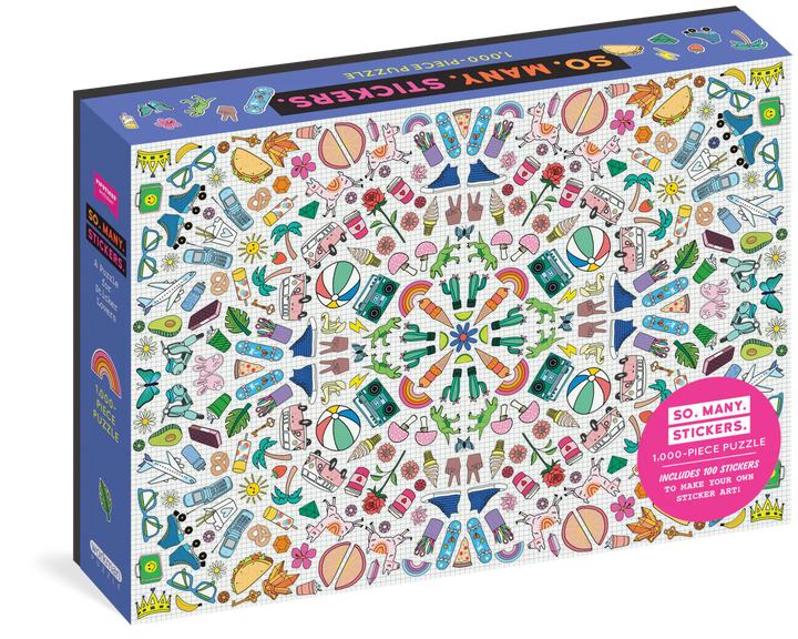 Hachette Books So. Many. Stickers. Puzzle. 1000 Pieces