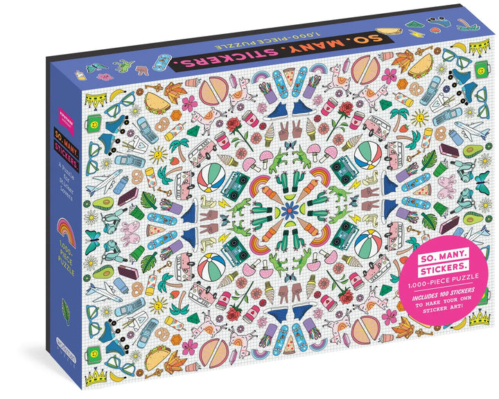 Hachette Books So. Many. Stickers. Puzzle. 1000 Pieces