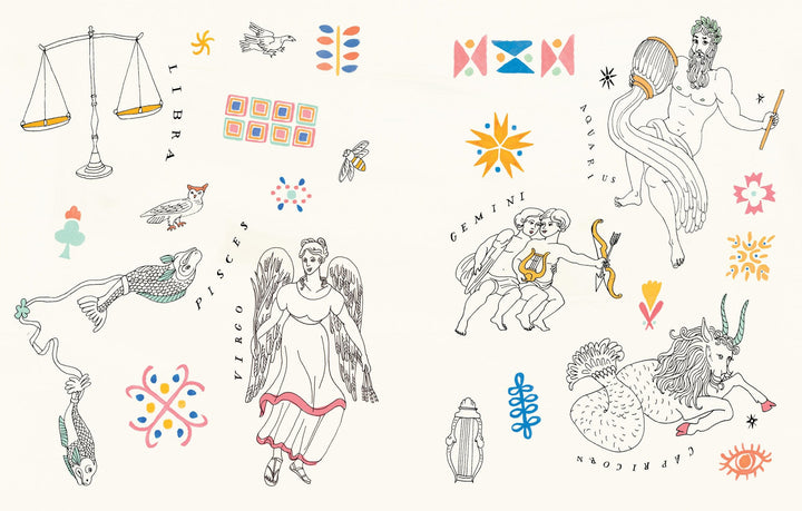 Hachette Cards The Eclectic World of Julia Rothman Sticker Book