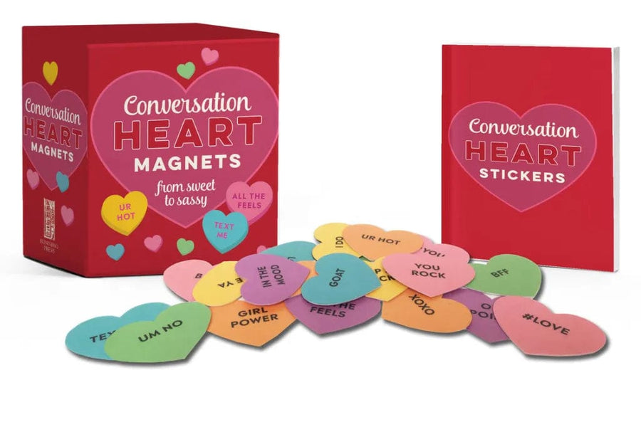 Hachette Desk Accessories Conversation Heart Magnets