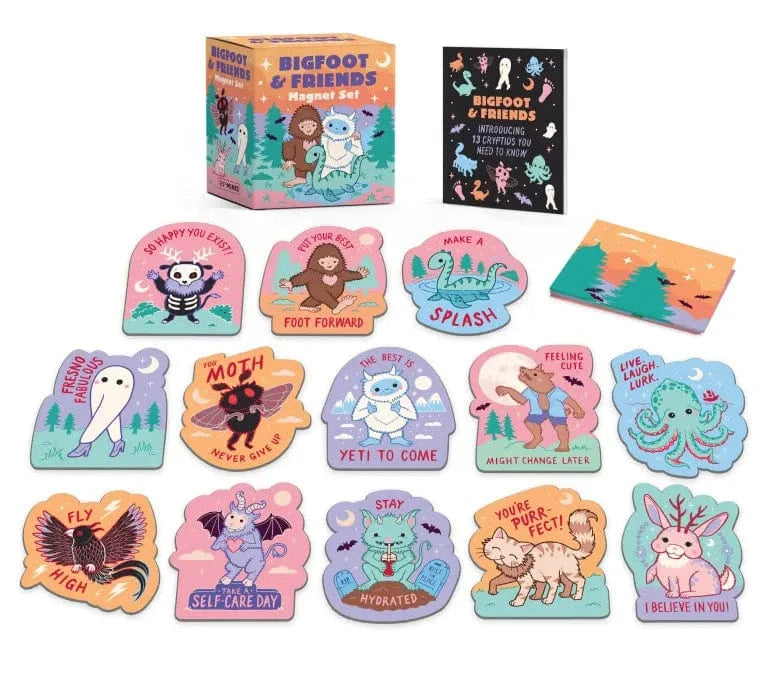 Hachette Gifts Bigfoot & Friends Magnet Set