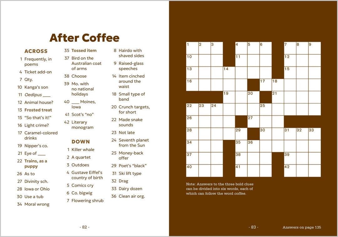 Hachette Gifts Coffee Break: Coffee-Themed Crosswords, Word Searches, Sudoku, Mazes, Quizzes, Brainteasers, and Trivia