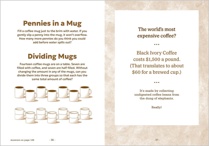 Hachette Gifts Coffee Break: Coffee-Themed Crosswords, Word Searches, Sudoku, Mazes, Quizzes, Brainteasers, and Trivia