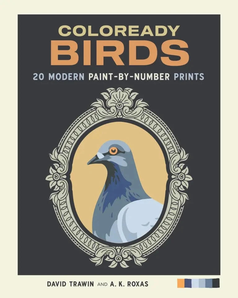 Hachette Gifts Coloready Birds - 20 Modern Paint-by-Number Prints