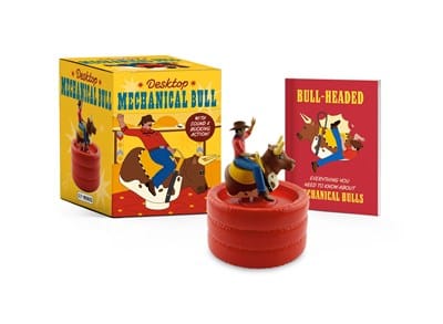 Hachette Gifts Desktop Mechanical Bull: With Sound & Bucking Action!