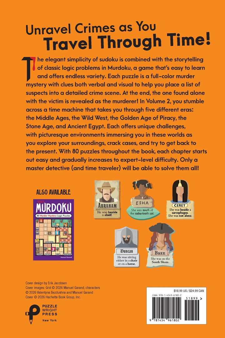 Hachette Gifts Murdoku Volume 2: Back in Time
