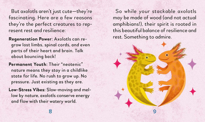 Hachette Gifts Staxolotls: Relaxolotl with 6 Stacking Axolotls!