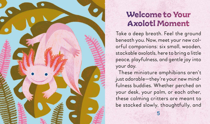 Hachette Gifts Staxolotls: Relaxolotl with 6 Stacking Axolotls!