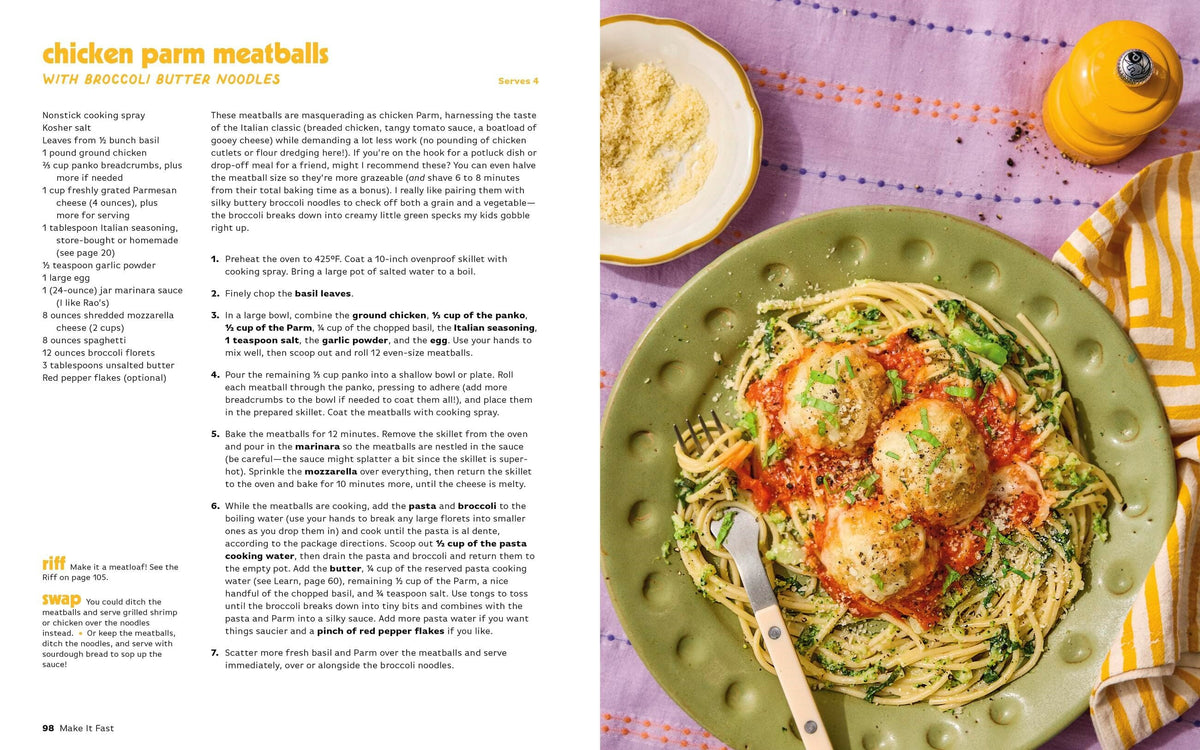 Hachette Gifts What to Cook When You Don’t Feel Like Cooking: Make It Fast