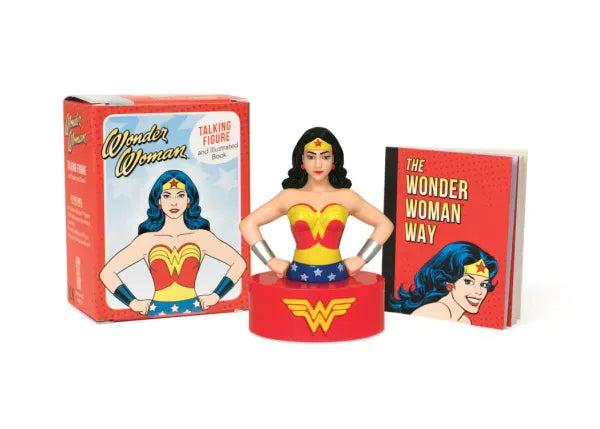 Hachette Gifts Wonder Woman Talking Figure and Illustrated Book