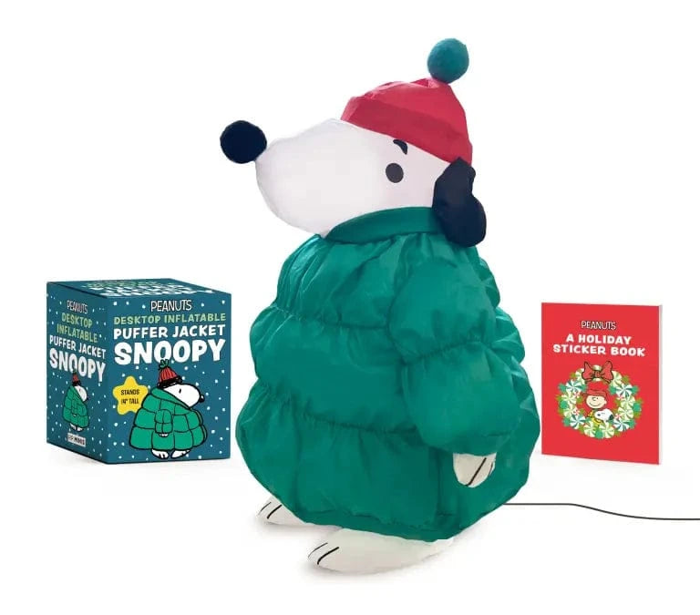 Hachette Holiday Peanuts: Desktop Inflatable Puffer Jacket Snoopy