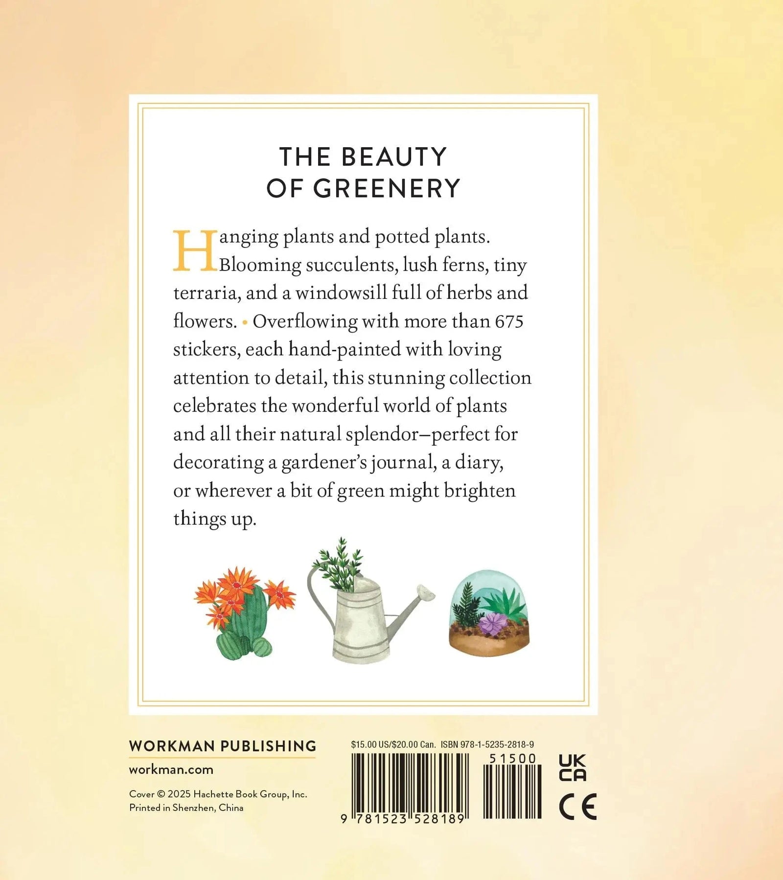 Hachette Paper A Plant Lover’s Sticker Book