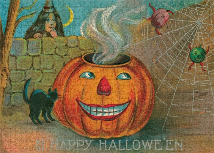 Hachette Puzzle A Happy Hallowe'en 1,000-Piece Puzzle