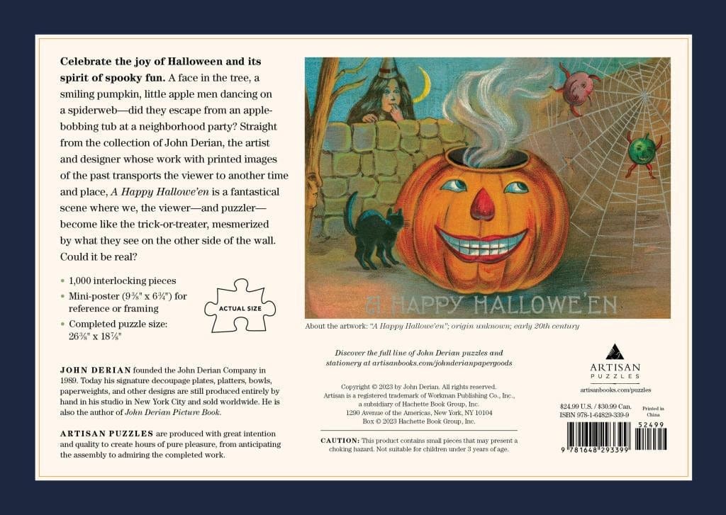 Hachette Puzzle A Happy Hallowe'en 1,000-Piece Puzzle