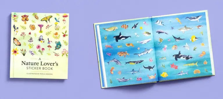 Hachette Sticker Book A Nature Lover's Sticker Book