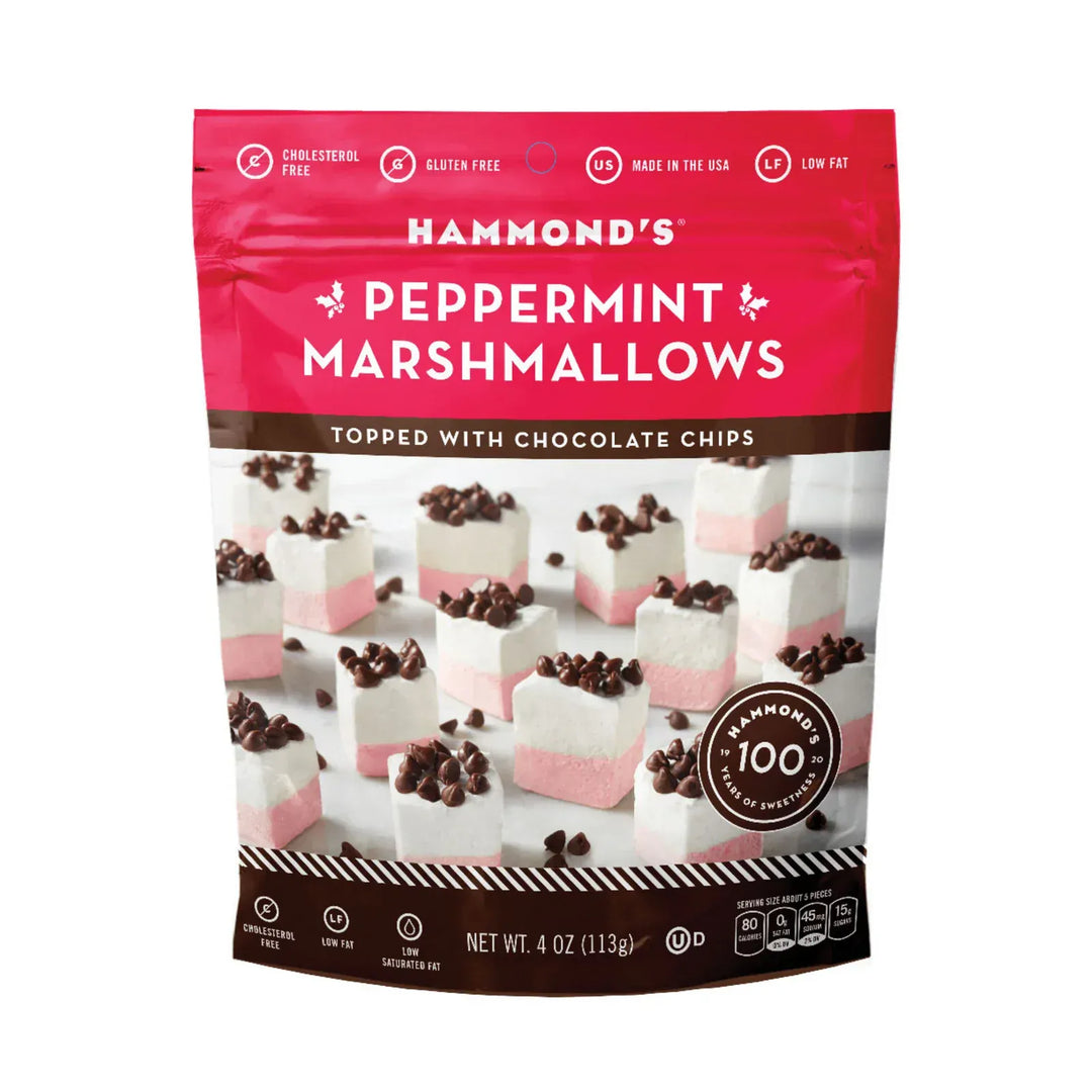 Hammond's Candies Holiday Snacking Marshmallows - Peppermint