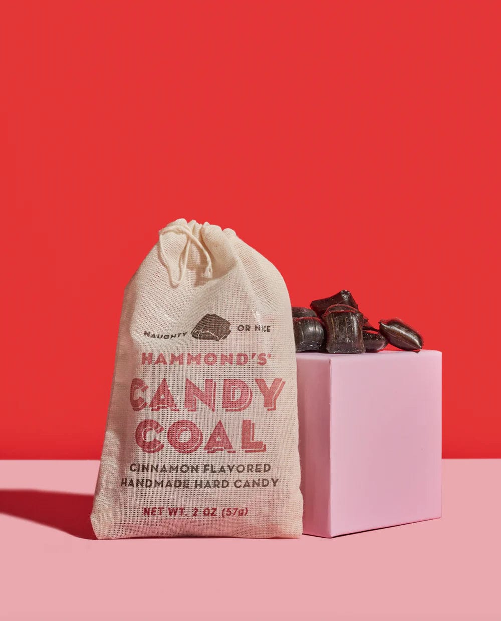 Hammond's Candies Sweet Treats Hammond's Candies - Holiday Hard Candy - Coal Cinnamon