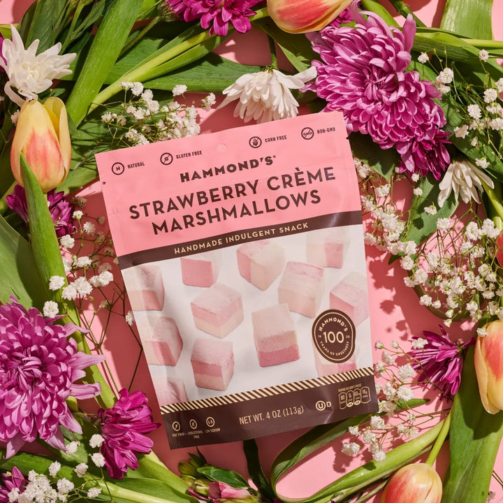 Hammond's Candies Sweet Treats Strawberry Crème Marshmallows | Hammond's Candies