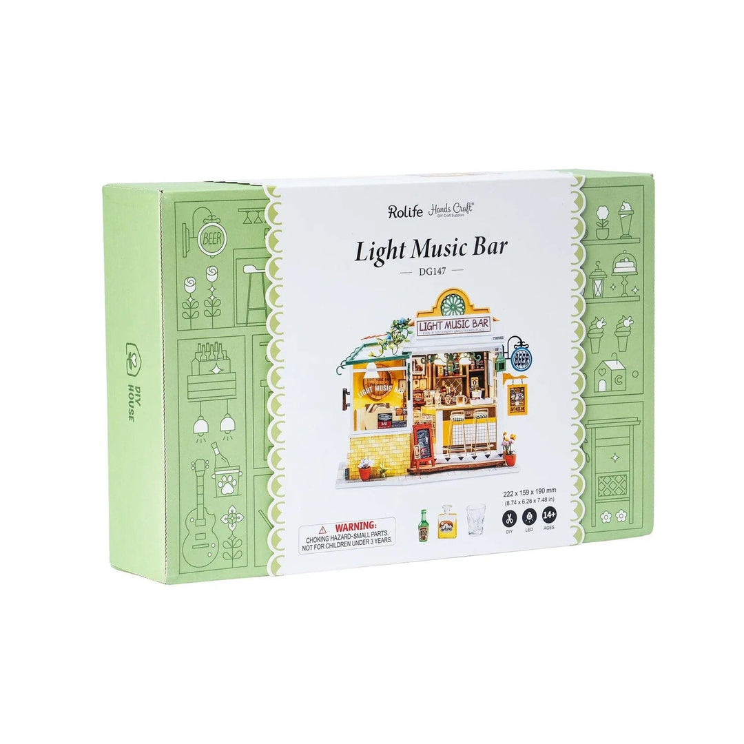 Hands Craft Activity Kit DIY Miniature Kit - Light Music Bar | Hands Craft